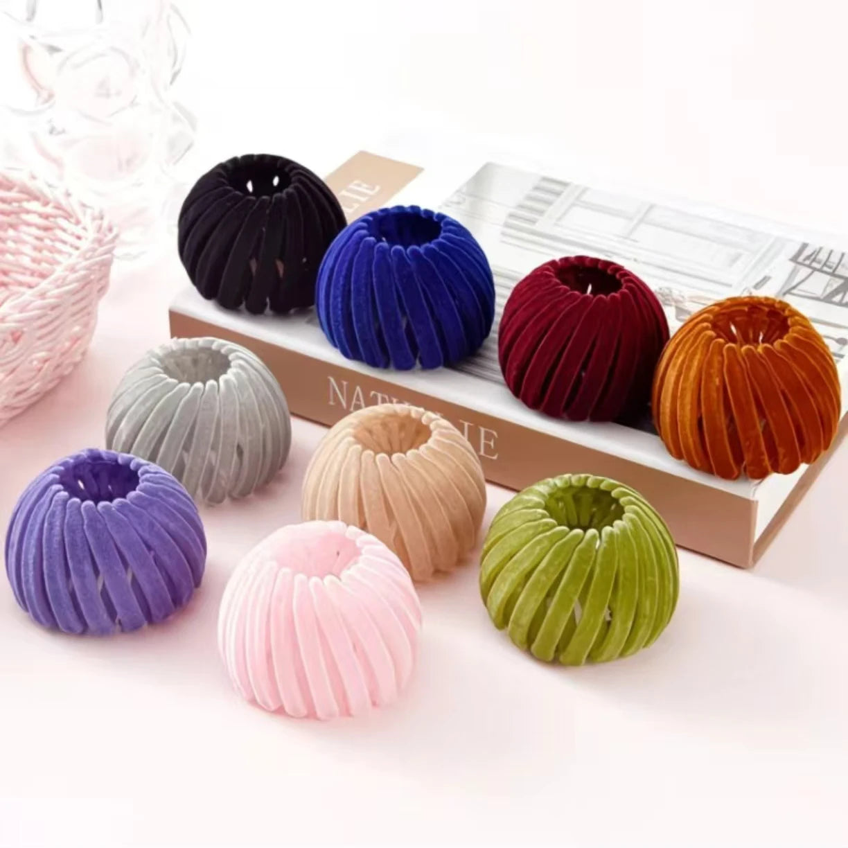 1pc Horse tail hair clips for women, bird's nest shaped hair clip, simple hairpin for girls, lazy braiding tool