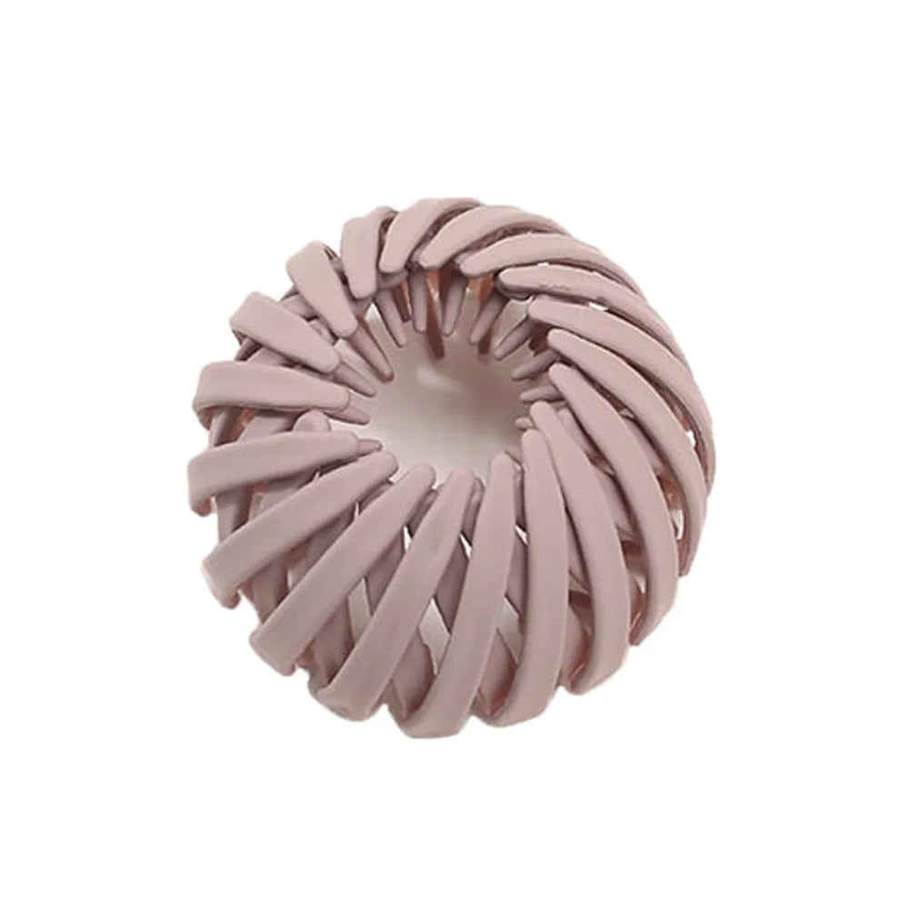 1pc Horse tail hair clips for women, bird's nest shaped hair clip, simple hairpin for girls, lazy braiding tool