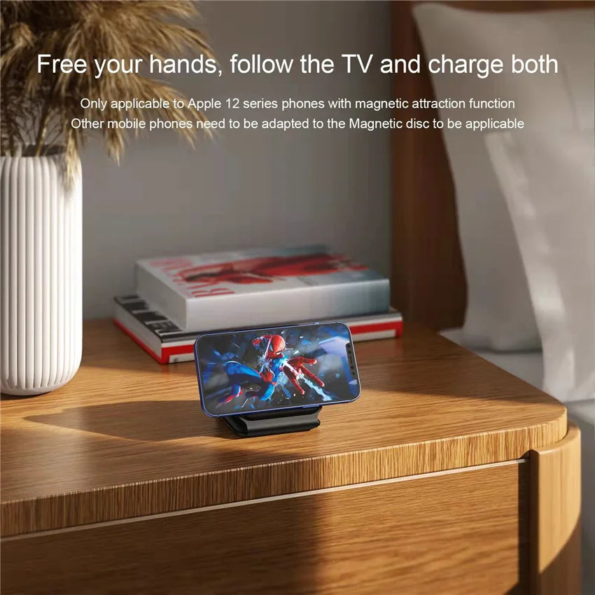 3-In-1 Foldable Magnetic Wireless Charger | Portable And Travel-Friendly | Compatible with Iphone 12-15 Series, Airpods 2/3/Pro