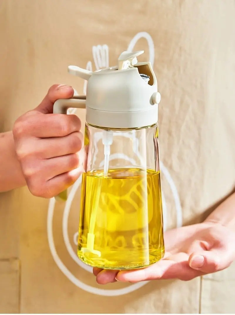 2in1 Kitchen Spray Oil Dispenser Oil Sprayer Polisher Or Only Spray for Air Fryer Salad Grilling Roasting Cooking Kitchen Acce